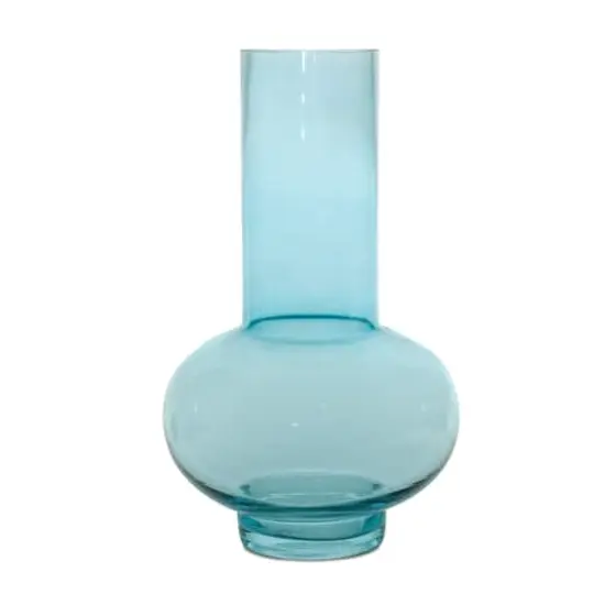 11.75" Blue Glass Vase, 2ct. {3}