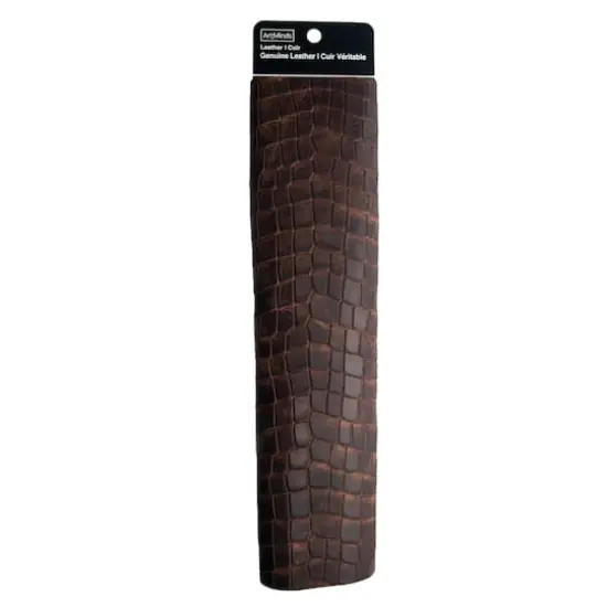 Brown Dragon Grain Leather Trim by ArtMinds&trade; {4}