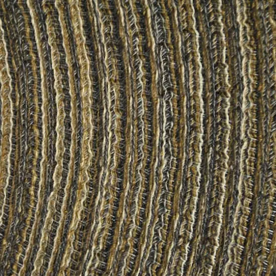 DII&reg; Round Variegated Braided Polypropylene Placemats, 6ct. Brown {6}