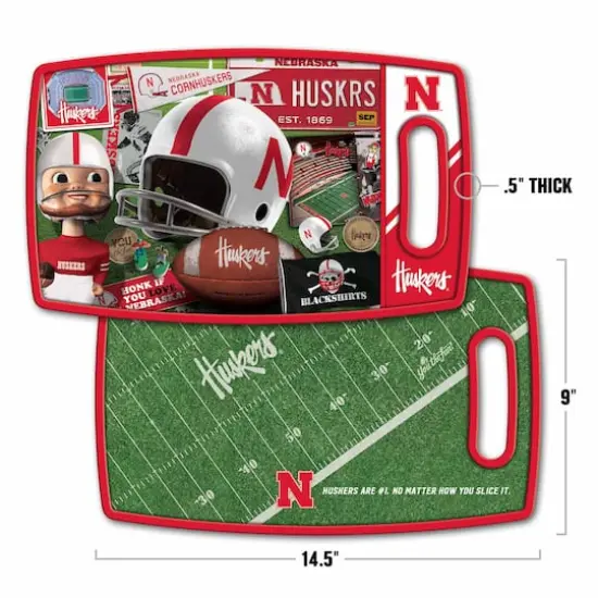 College Retro Series Cutting BoardNebraska Cornhuskers {3}