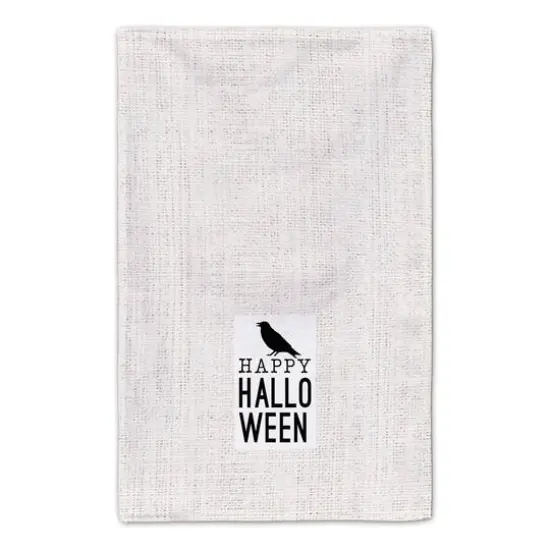 Happy Halloween Crow Tea Towel Set {4}