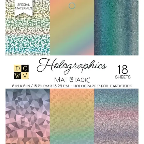 DCWV&reg; Holographics Mat Stack&reg;, 6" x 6" {1}