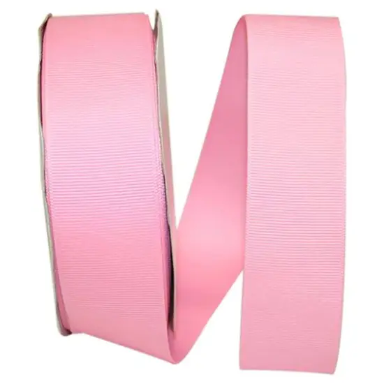 Reliant 1.5" x 50yd. Grosgrain Solid Ribbon Pink {1}