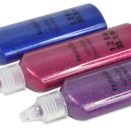 Mixed Glitter Glue, 3ct. by Recollections&trade; Jewel Tone {5}