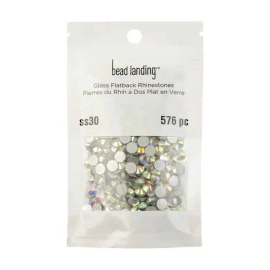 SS30 Glass Flatback Rhinestones by Bead Landing&trade; Crystal AB {4}