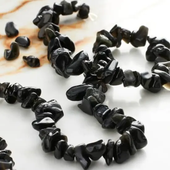 Black Jasper Chips Beads by Bead Landing&trade; {3}
