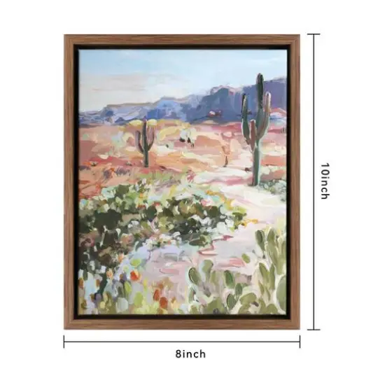 10" Cactus Field Canvas Wall Art by Ashland&reg; {6}