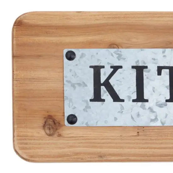 Brown Fir Modern Farmhouse Wall Decor, 8" x 24" x 1" {4}