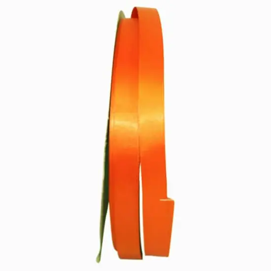 JAM Paper 5/8" x 100yd. Double Face Satin Ribbon Orange {1}