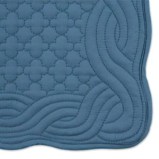 DII&reg; Quilted Farmhouse Placemats, 6ct. French Blue {6}