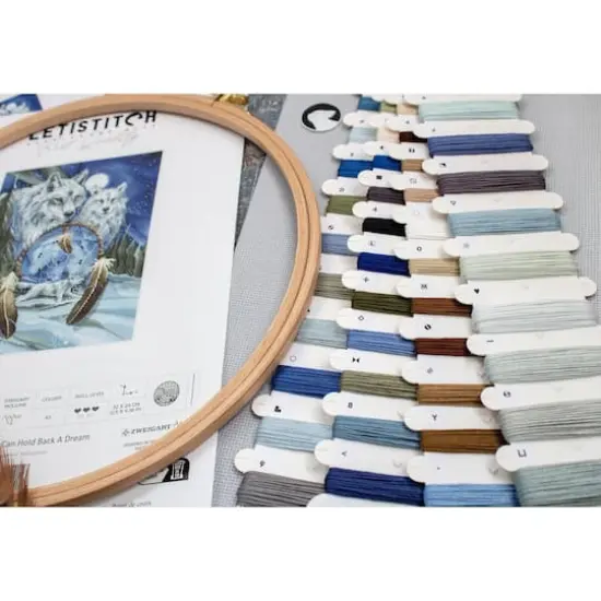 LetiStitch Nothing Can Hold Back A Dream Counted Cross Stitch Kit {12}