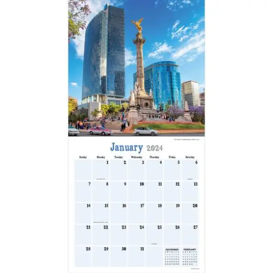 TF Publishing 2024 Mexico Wall Calendar {4}