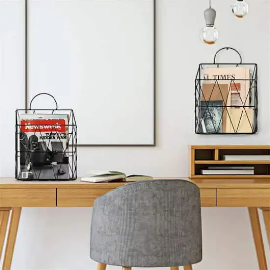 NEX&trade; Black Metal File Organizer {7}