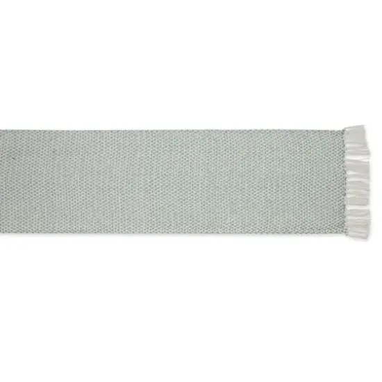 DII&reg; 108" Woven Fringed Table Runner Jadeite {4}