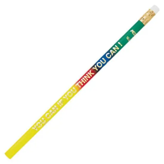 "You Can If You Think You Can!" Pencils, 12 Per Pack, 12 Packs {1}