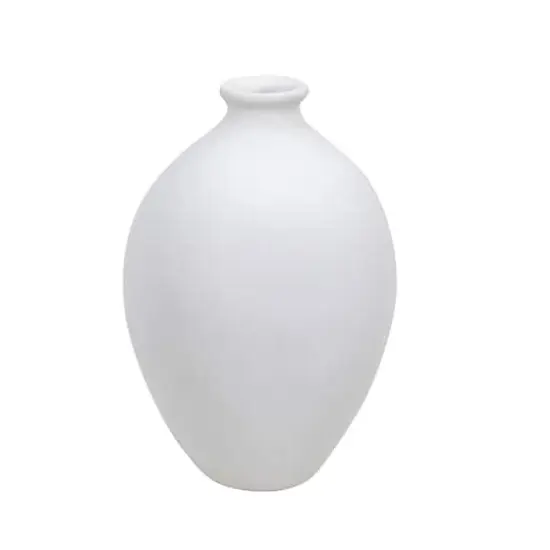 6.25" White Floral Vase Tabletop D&eacute;cor by Ashland&reg; {3}