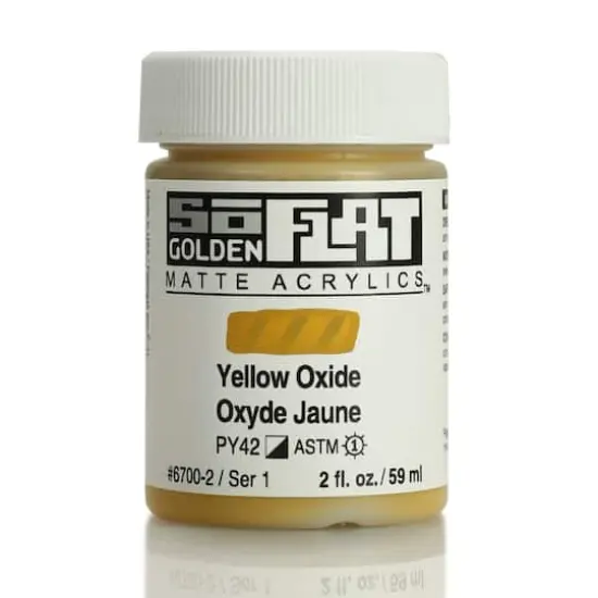 Golden&reg; 2oz. SoFlat Matte Acrylic Paint Yellow Oxide {1}