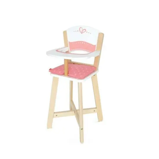 Hape Pink Heart Babydoll Highchair {1}