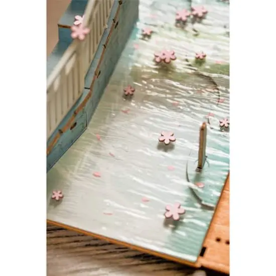 Rolife&reg; Sakura Densya DIY Book Nook Shelf Insert Kit {5}