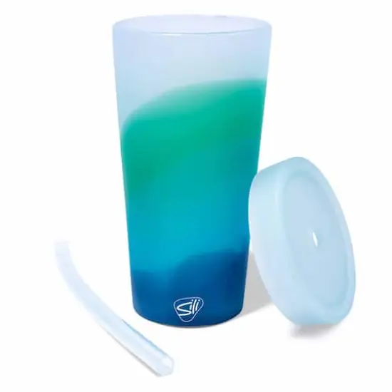 Silipint&reg; 22oz. Mountain Air & Desert Sun Silicone Straw Tumblers {6}