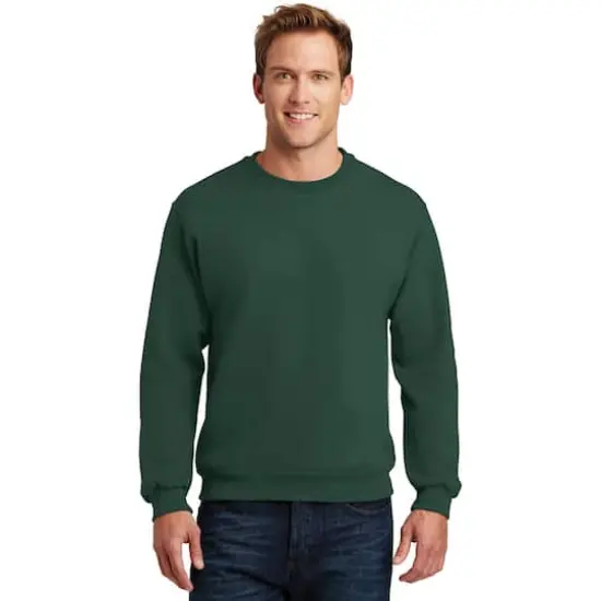 JERZEES&reg; Super Sweats&reg; NuBlend&reg; Crewneck Sweatshirt Forest Green {4}