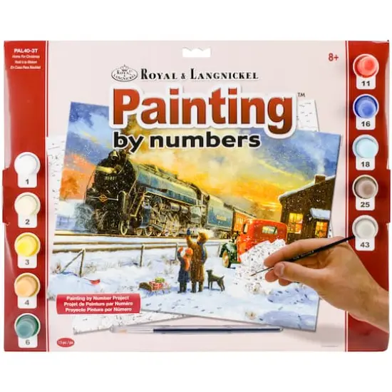 Royal & Langnickel&reg; Home For Christmas Paint By Number Kit {1}