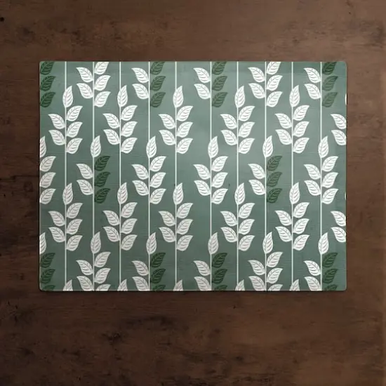 Geometric Nature Pattern 18" x 14" Cotton Twill Placemat {3}