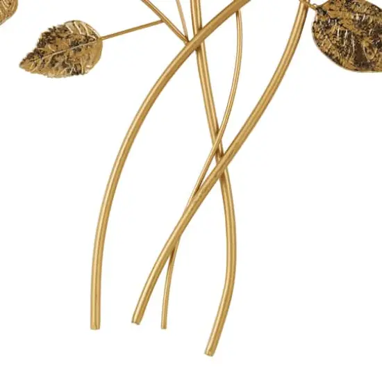 33" Gold Metal Leaf Metallic Wall D&eacute;cor {7}