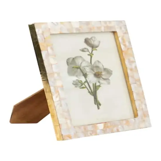 Hello Honey&reg; Mother of Pearl 5" x 7" Photo Frame {8}