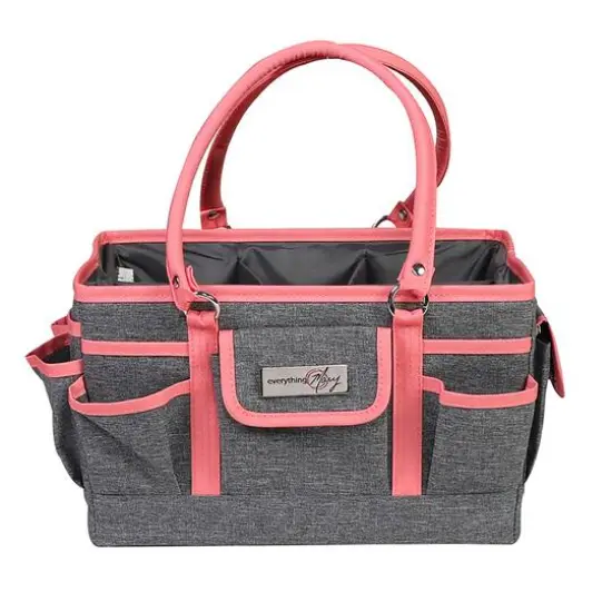 Everything Mary Coral Heather Deluxe Store & Tote Craft Organizer {7}