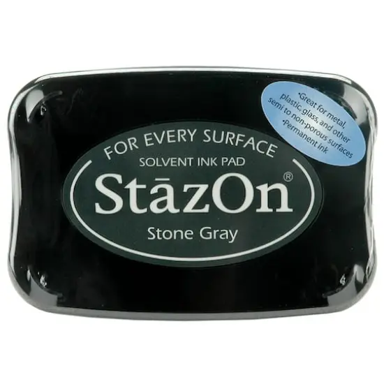 StazOn&reg; Solvent Ink Pad Stone Gray {1}