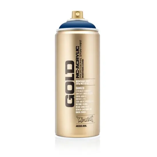 Montana&trade; Cans GOLD Shock Color Spray Paint, 400mL S5020 Shock Blue Dark {5}