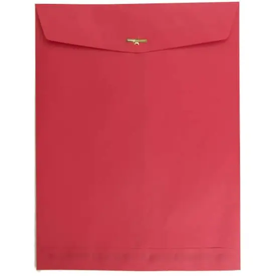 JAM Paper 10" x 13" Colored Open End Catalog Envelopes, 25ct. Red {4}