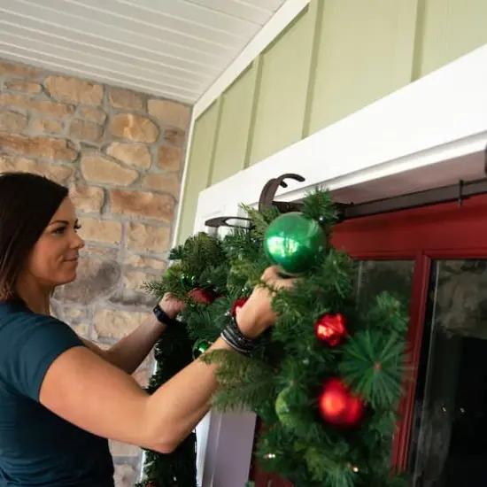 Village Lighting Single Door Garland Hanger {6}