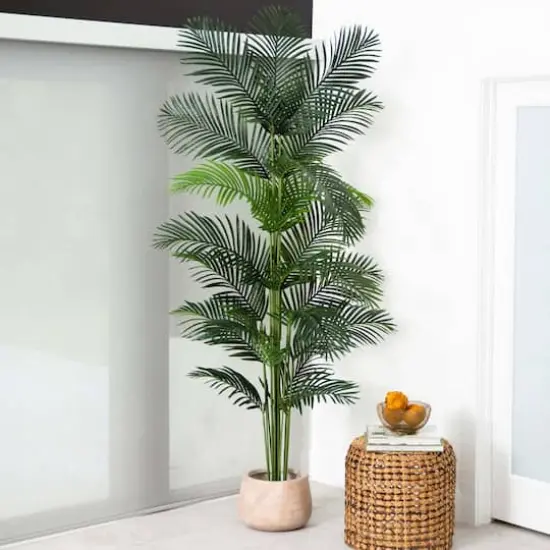 8ft. Potted Artificial Paradise Palm Tree {3}
