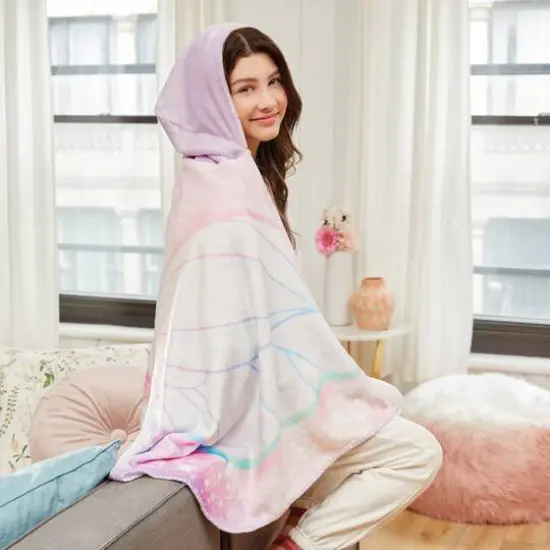 Make It Real&trade; 3C4G&reg; Fairy Garden Wings Hooded Blanket with Hand Mitts {6}