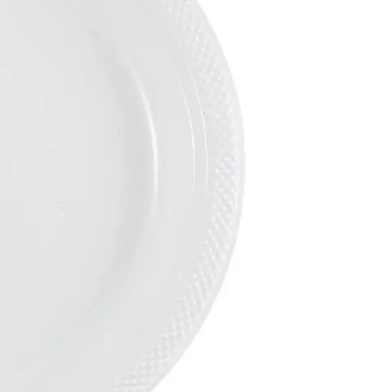 JAM Paper 7" Plastic Party Plates, 20ct. White {4}