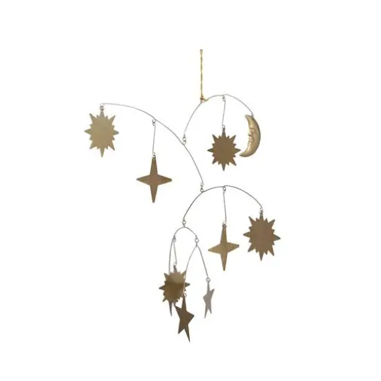 Hello Honey&reg; Gold Metal Celestial Mobile Decoration {7}