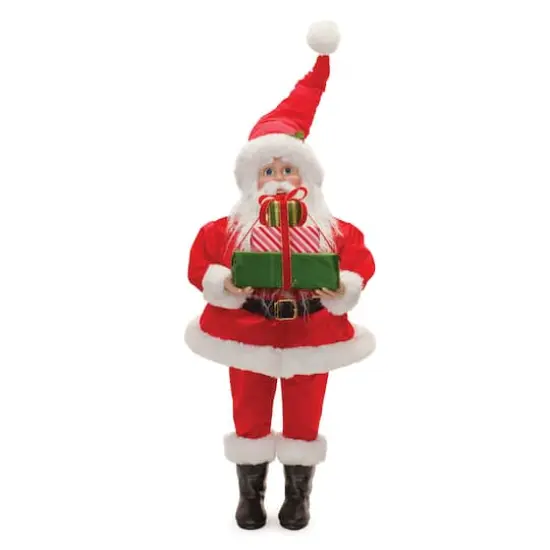 30.5" Plush Traditional Santa with Presents {1}