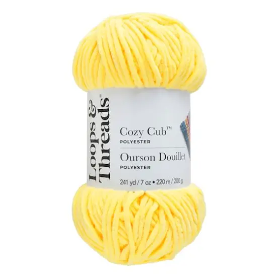 Cozy Cub&trade; Yarn by Loops & Threads&reg; Yellow {1}