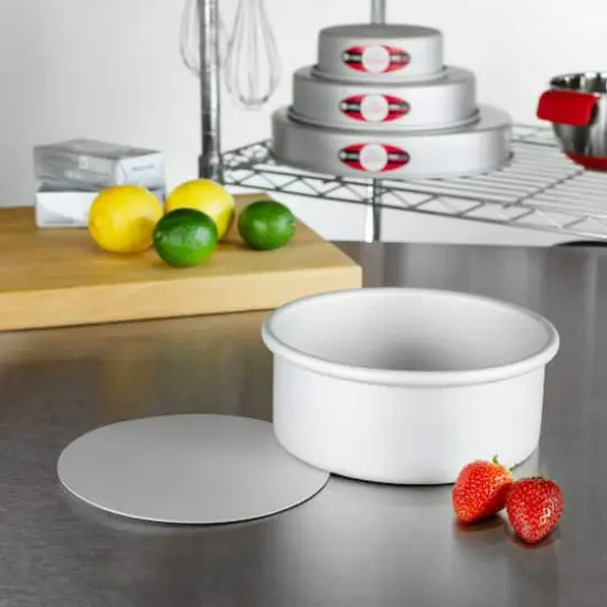 Fat Daddio's&reg; ProSeries 7" x 3" Anodized Aluminum Round Cheesecake Pan {5}