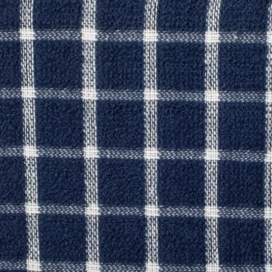 DII&reg; Nautical Blue Combo Windowpane Dishcloths, 6ct. {7}