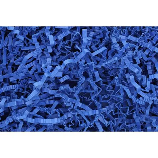 Essentials by Leisure Arts Crinkle Shred Box, 10lb. Blue {1}