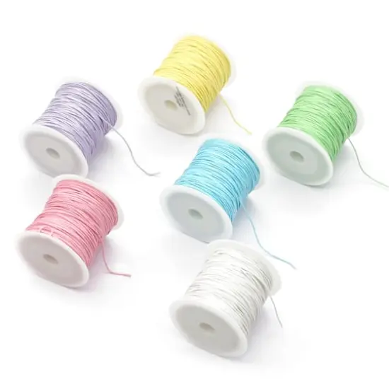 1mm Pastel Waxed Cording Pack by Creatology&trade; {3}