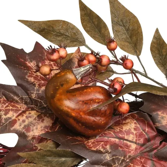 24" Autumn Ivy Wreath {5}