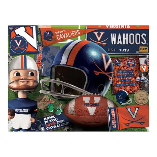 College Team Retro Series 500 Piece Puzzle Virginia Cavaliers {5}