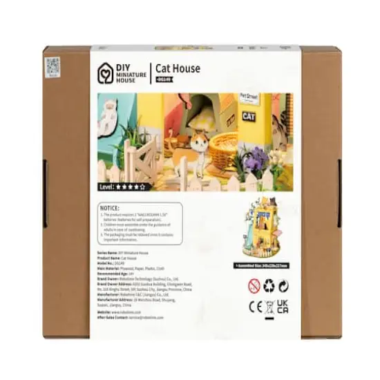 Rolife® Cat House DIY Miniature House Kit {8}
