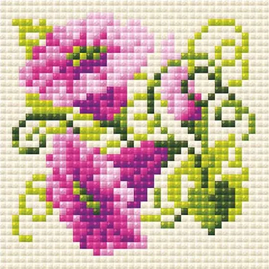 RIOLIS Purple Bindweed Diamond Mosaic Kit {1}