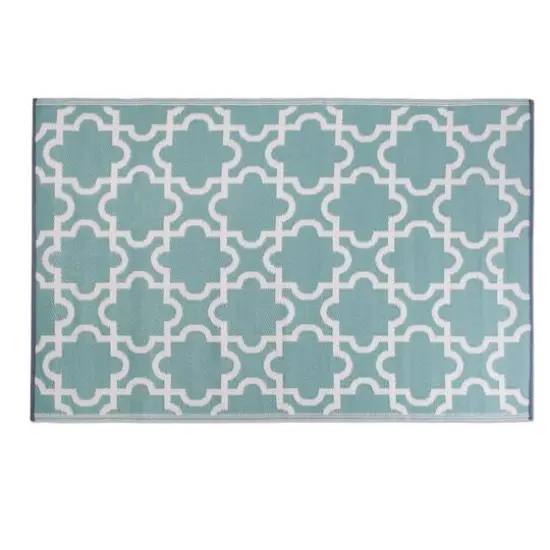 DII&reg; Aqua Lattice Outdoor Rug, 4ft. x 6ft. {6}