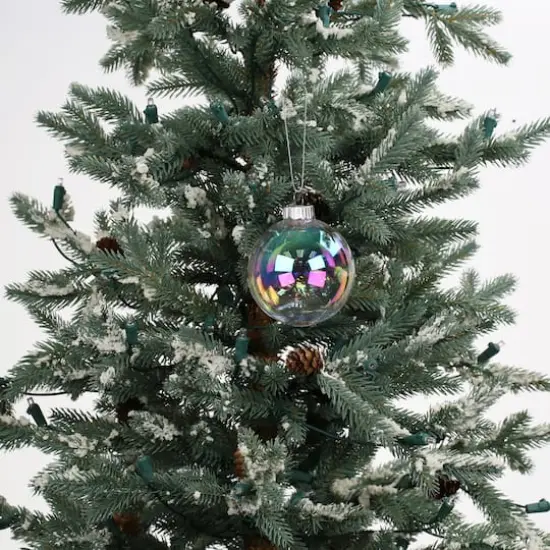 3.5" DIY Iridescent Plastic Ball Ornaments, 6ct. by Make Market&reg; {4}